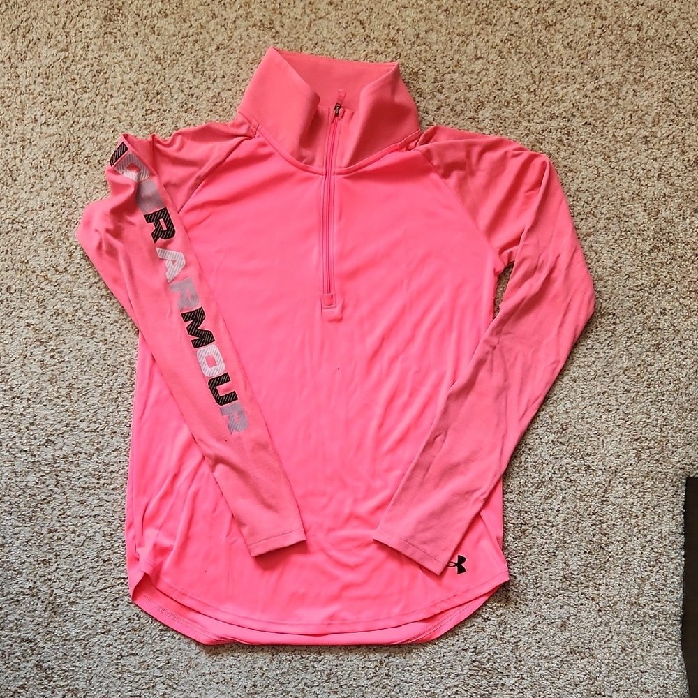 Under Armour Pink Long Sleeve Pullover